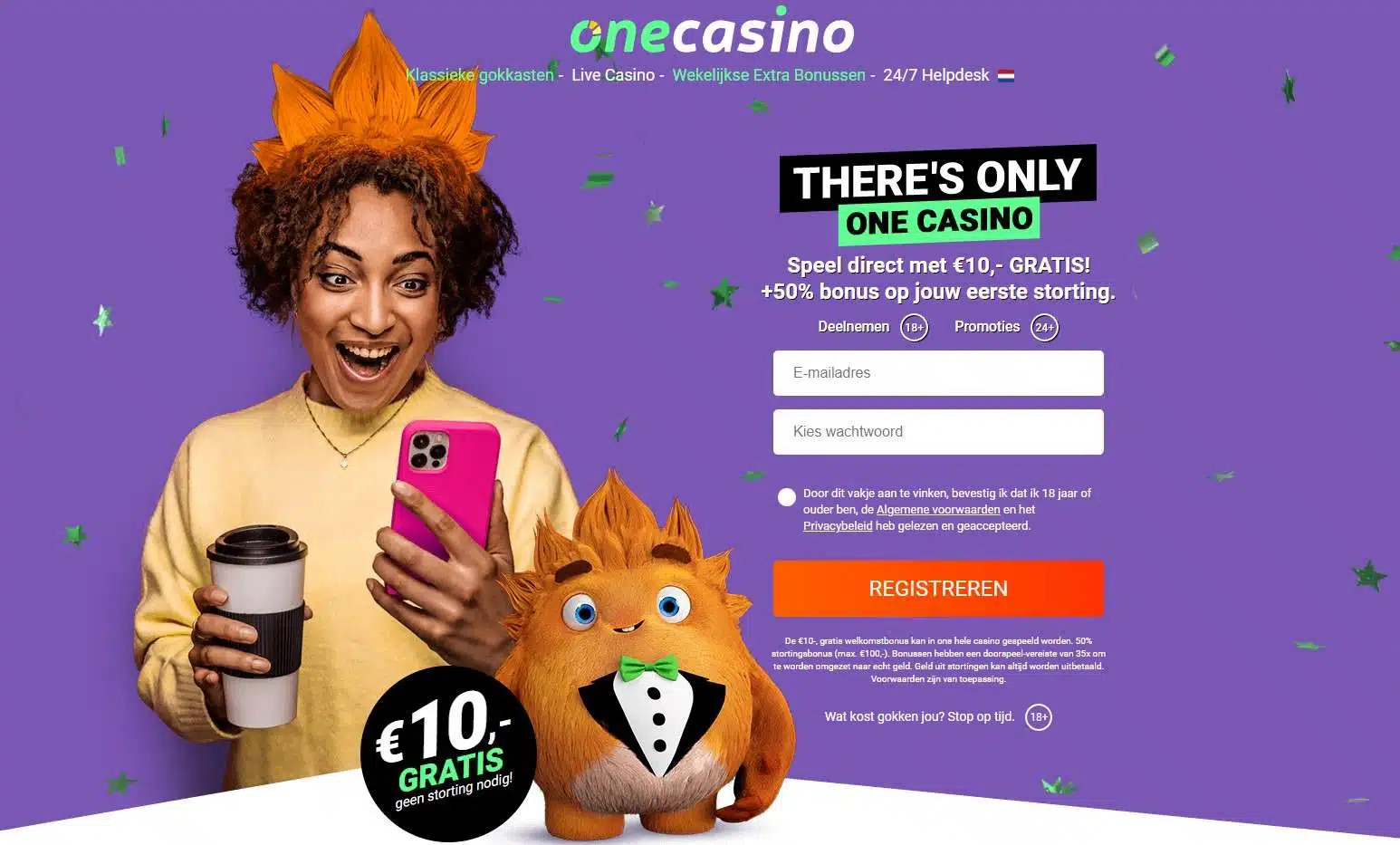One Casino Dokumenten-Upload